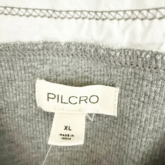 Anthropologie Pilcro Gray Collared Bodysuit - Picture 5 of 6